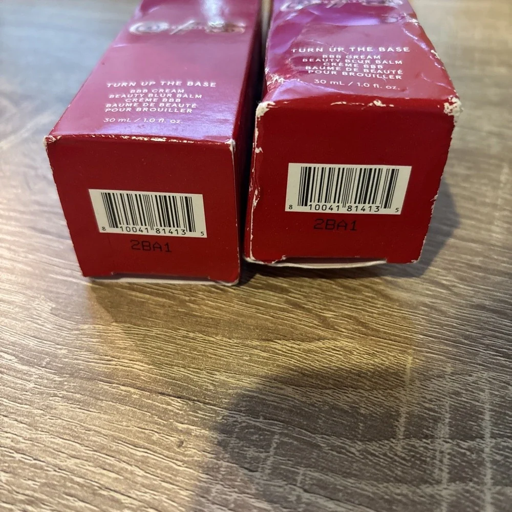 LOT OF 2 One Size O/S Turn Up The Base BBB Cream Blur Balm Fair 1 N Neutral